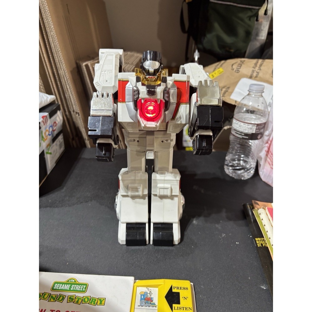 Vintage Bandai Mighty Morphin Power Rangers White Tigerzord Action Figure Loose